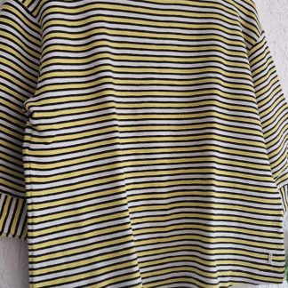 L - Anna truitje strepen geel zwartwit (0126ab)