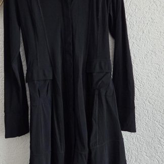 38 - Cassiopee jurk travelstof zwart (0126ed)