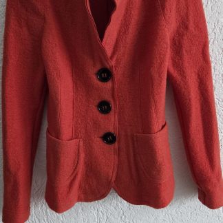 38 - ML Collections oranje rood scheerwol (0126ed)