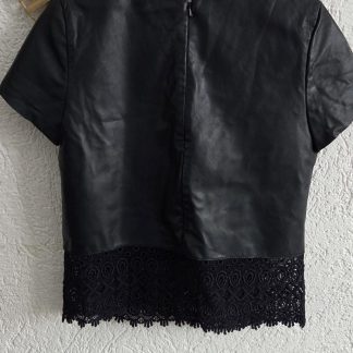 36 - Milestone leren top met kant (0126ed)