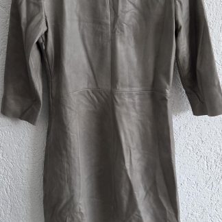 36 - Cigno Nero leren jurkje superzacht (0126ed)