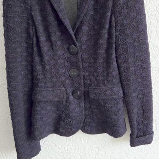 36 - ML Collections blazer zwart blauw patroon (0126ed)