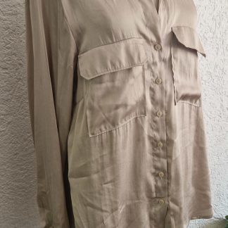 38 - H&M blouse champagnekleur (0226re)