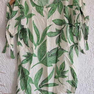 M - Soultouch tuniek groen wit (0226ab)