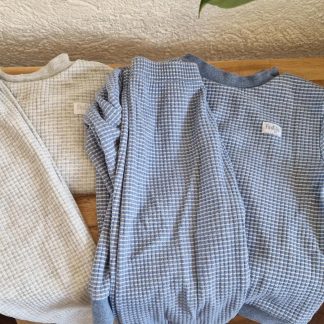 092 - Feetje pyjama ruitjes 2 stuks (0226re)