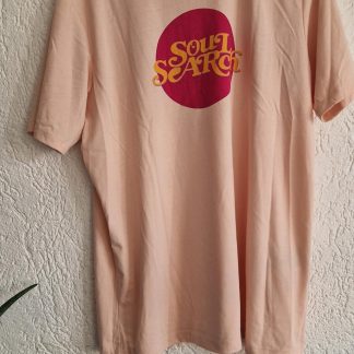 L - ADPT shirt zalm met print (0226re)