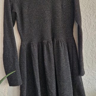 M - Eksept zwart glitter jurkje (0226re)