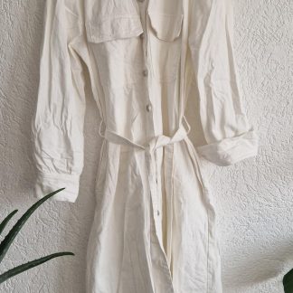 M - Zara jurk licht denim als nieuw (0226re)