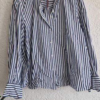 44 - Tommy Hilfiger blouse gestreept (0226re)