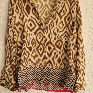 M - Zara blouse tuniek print (0226re)