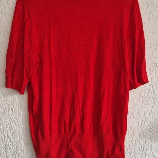 L - Hema rood truitje korte mouw (0226re)