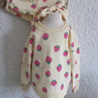 098 - PL Kids pastelgeel aardbei setje (0226el)