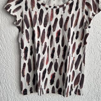 M - Revelation shirt met veren (0226han)