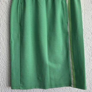 M - Benetton rok groen contrastbies (0226han)
