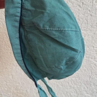 068 80 - Vintage mutsje blauw holly hobby (0226ut)