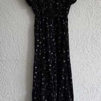 M - Prenatal zwart witte jurk positie (0326zut)