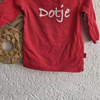 062 - Name It shirt dotje fuchsia (0326ut)