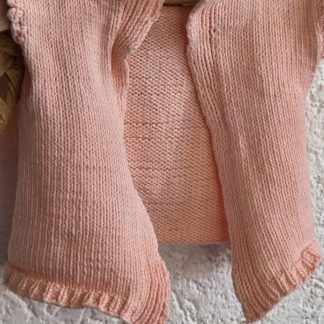 062 - Vestje mouwloos zalm (0326ut)