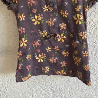 068 - No kidding jurkje bloemen taupe (0326ut)