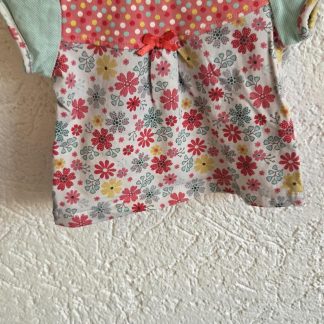 056 - Hema aqua roze shirtje (0326ut)