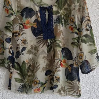 36 - Geisha tuniek met print (0326ab)