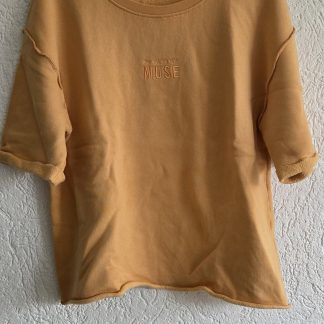 M - Penn & Ink zalm sweater korte mouw (0326ab)