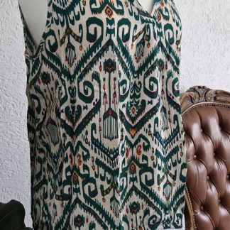 XXL - & Co Woman tuniek groen print (0326kh)