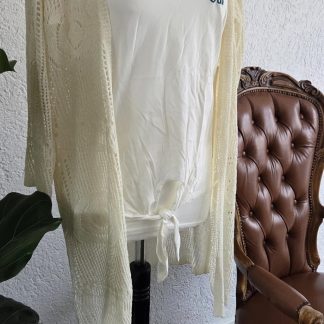 M - JDY vest open bewerkt vest (0326kh)