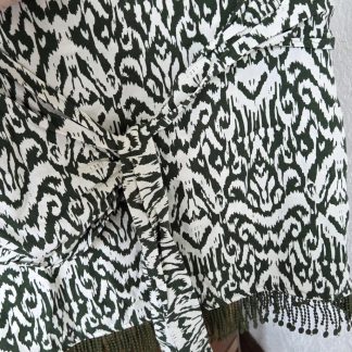 XS - Zara rokje met overslag groen (0326did)