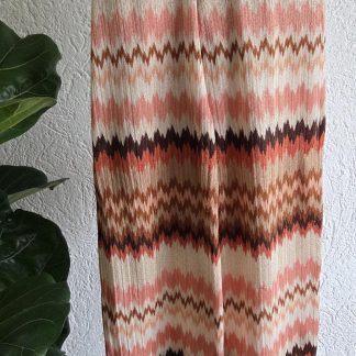 XS - Cotton Club broek print oranje (0326did)