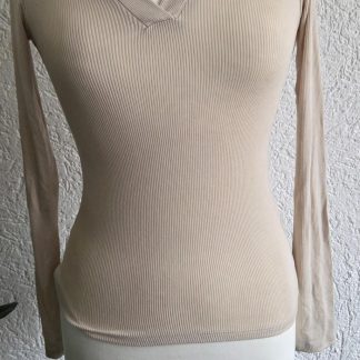 XS - Amisu beige truitje (0326did)
