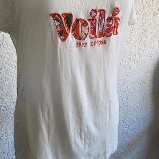 S - Elvira wit shirt print voila (0326did)