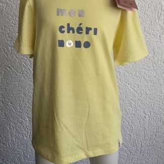 122 128 - Nono shirt geel nieuw (0326vee)