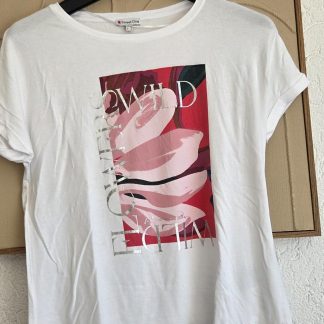 34 ruim - Streetone shirt wit met print (0326did)