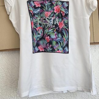 M - Tramontana shirt wit met print (0326did)