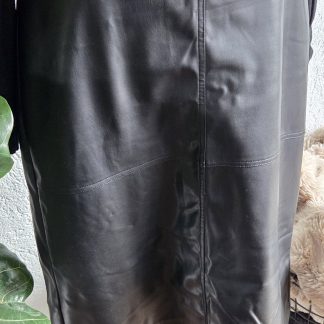 M - Ivy & You vegan leren rok zwart (0426han)