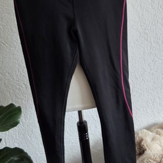 L - Sportbroek zwart roze (0426han)