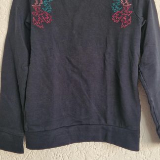 122 128 - B.Nosy sweater blauw borduursel (0426zut)