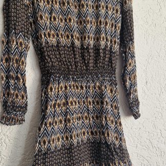 134 140 - Looxs jurk print viscose (0426zut)