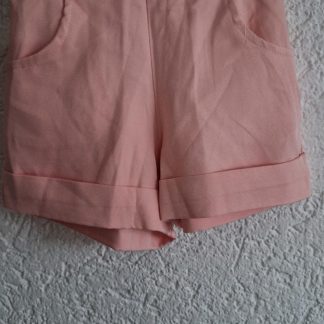 104 - Zalmkleurig shortje met omslag (0426el)