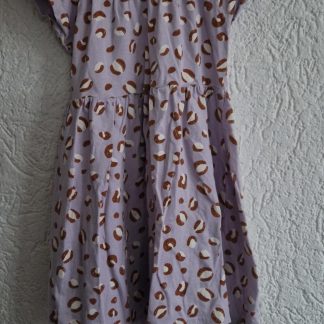 098 104 - Zeeman jurkje lila figuurtjes (0426el)