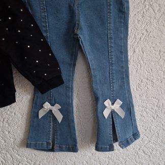 092 - Shein jegging met strikjes (0426el)