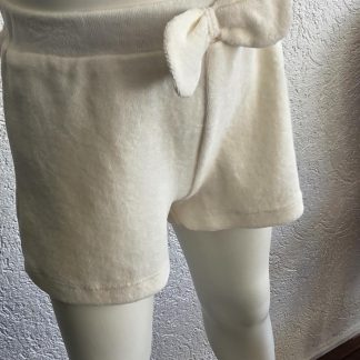 104 - Gymp kort broekje wit nieuw (0426vee)