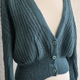 S - Anna vest turquoise (0426han)