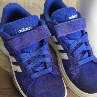 33 - Adidas blauwe sneakers (0426jac)