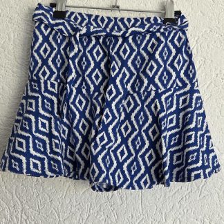 134 140 - WE skort blauw wit (0426jac)
