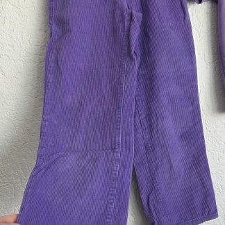 140 - Hema ribbroek paars wide leg fit (0426jac)