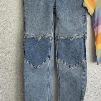 140 - Only jeans wide leg hartjes (0426jac)