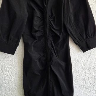 S - Mango jurk zwart knopen (0426wel)