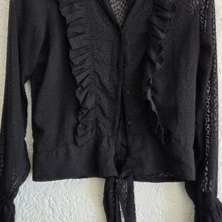 XS - Seven Sisters zwarte blouse (0426wel)